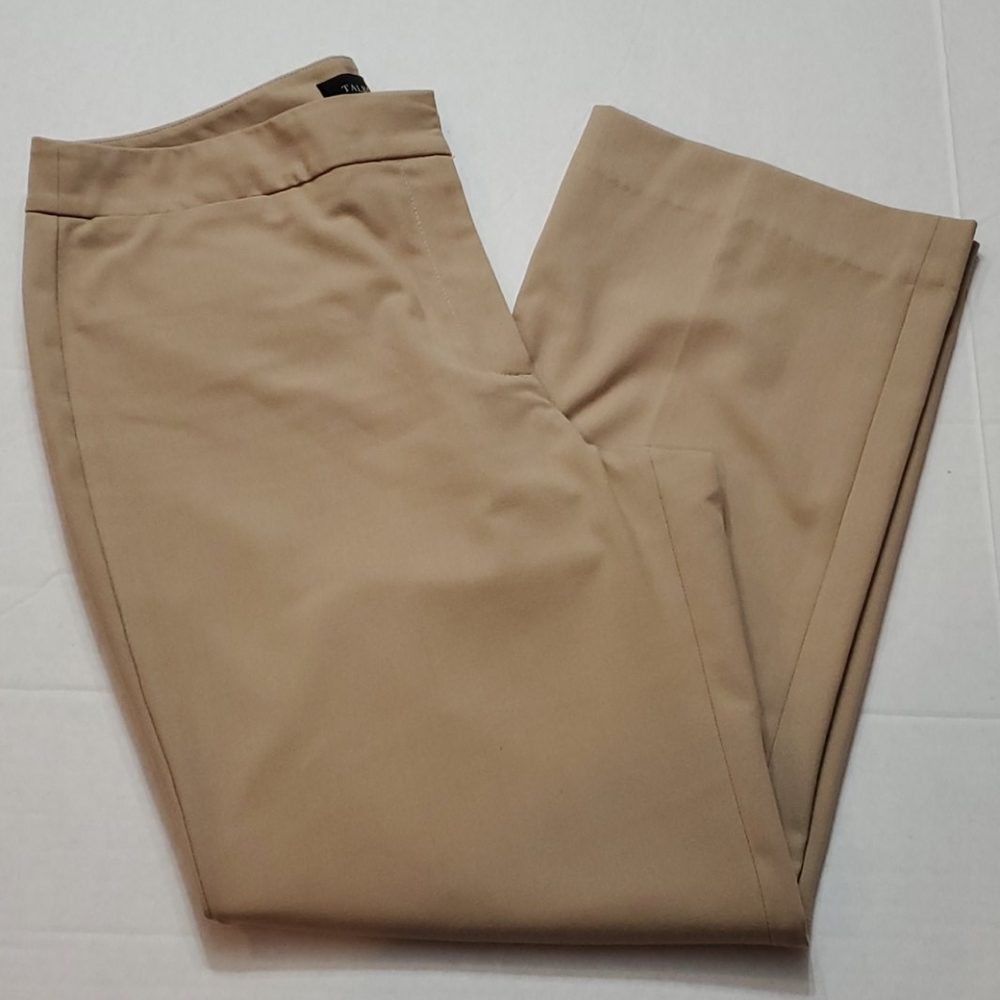 Talbots Heritage Dress Pants Tan Women's 12 × 28